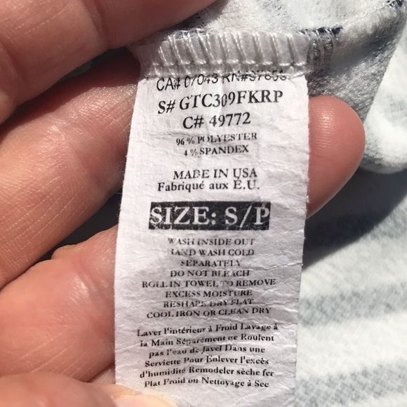 GREEN ENVELOPE Striped Bell Sleeve Zipper Back Top - Picture 8 of 8